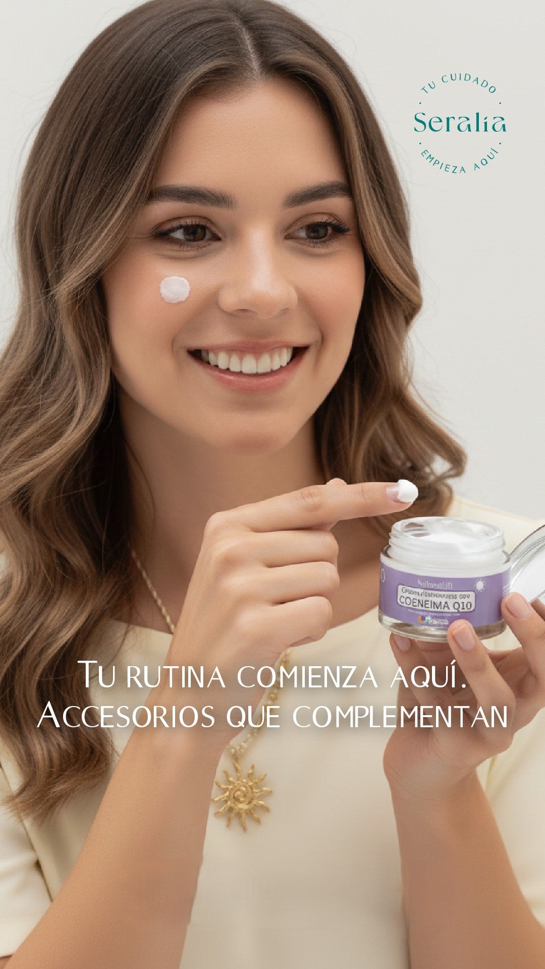 Crema antiarrugas coenzima